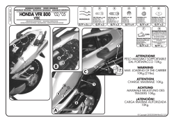 Montageanleitung Givi Monorack TC-Träger Honda VFR 800