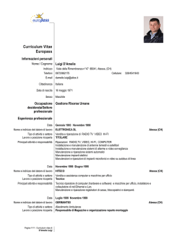 Curriculum Vitae Europass