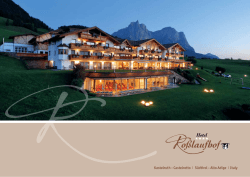 Prospekt - Hotel Ro&szlig;laufhof