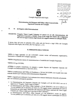 "ldtr: - Consiglio regionale della Puglia