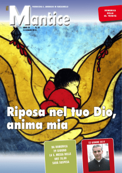 15 giugno 2014 - ParrocchiaVanzaghello.it