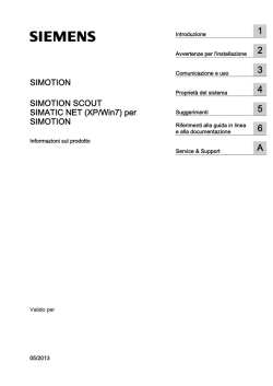 SIMATIC NET (XP/Win7) per SIMOTION