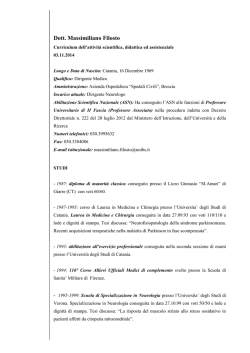 Massimiliano Filosto - Spedali Civili di Brescia