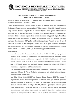 PROVINCIA REGIONALE DI CATANIA