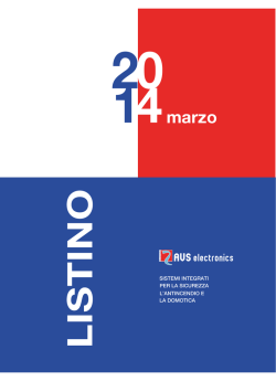 Listino - ALTEEL Forniture specializzate per la sicurezza e l