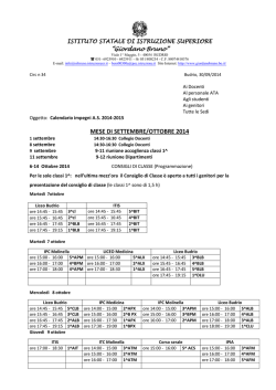N 034 CALENDARIO IMPEGNI 2014-2015