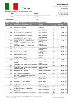 ITALIEN - bei Torsten Forcke Wine Events