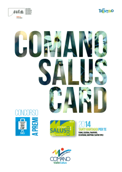 Concorso a Premi - Terme di Comano