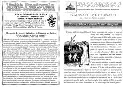 Convertitevi e credete nel Vangelo