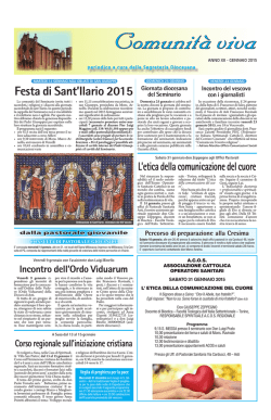 comunit&agrave; viva gennaio 2015.indd