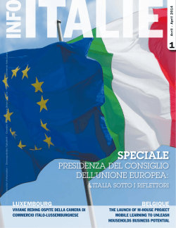 SPECIALE - Chambre de commerce italo
