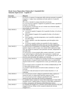 Soluzioni capitolo 15 - Zanichelli online per la scuola