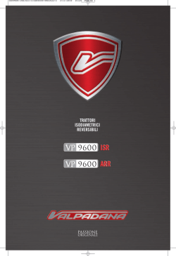 Trattori Valpadana 9600 ISR