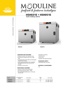 HSH031E &bull; HSH051E