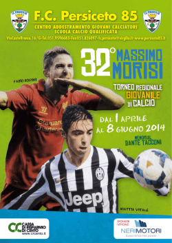 Calendario fase finale - Sito ufficiale del Persiceto Calcio