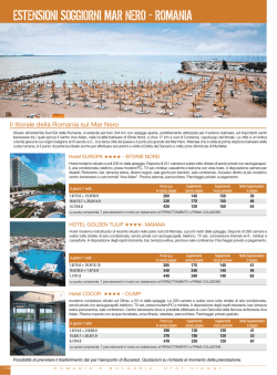 ESTENSIONI SOGGIORNI MAR NERO