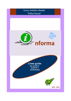 2014 - Liceo Artistico Felice Faccio Castellamonte