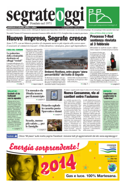n. 1 | 15 gennaio 2014