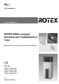 Manuale di Installazione HPSU compact