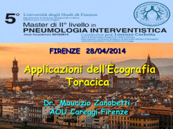Assenza di Gliding - Master in Pneumologia Interventistica
