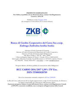 Banca di Credito Cooperativo del Carso Soc.coop. Zadruga