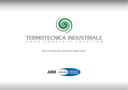 Presentazione - Termotecnica Industriale