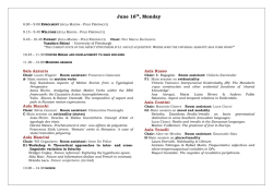 detailed program - Laboratorio di Linguistica