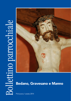 Bollettino Primavera-Estate 2014 - Parrocchia santi Pietro e Paolo