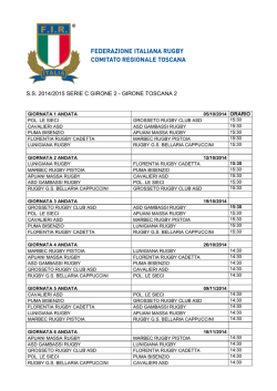 Calendario 2014-2015
