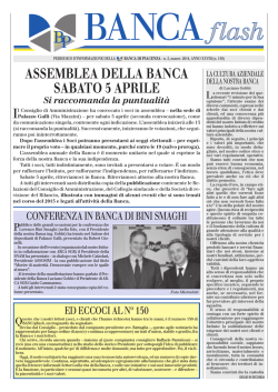 N&deg; 150 - Banca di Piacenza