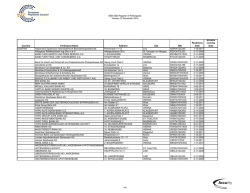 B2B SDD Register of Participants Version 12 December 2014
