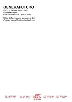 Progetto esemplificativo standardizzato