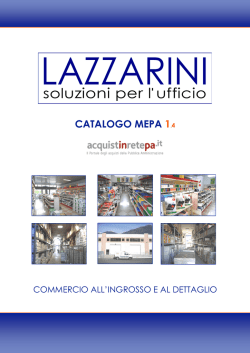 CATALOGO MEPA 1.4 - Lazzarinisrl.it