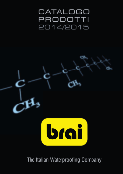 BRAI catalogo 2014 - Rappresentanze Granata Sas
