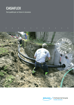 Prospetto CASAFLEX - Brugg Rohrsystem AG