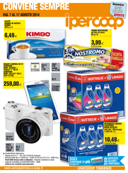 CONVIENE SEMPRE - Unicoop Tirreno