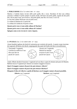 160 1 Martina e Carlotta hanno trovato delle perle gialle, blu e rosse