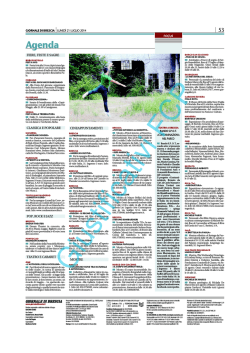 Articolo su Giornale di Brescia per la festa della mietitura di