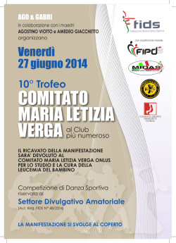 COMITATO MARIA LETIZIA VERGA