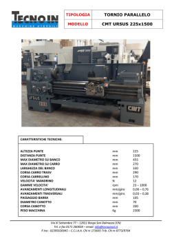 tornio parallelo cmt mod. ursus 225 x 1500-105