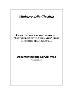 Ministero della Giustizia - Portale Servizi Telematici