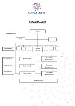 ORGANIGRAMMA - Capitale Lavoro SpA