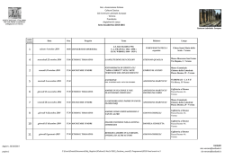 Calendario eventi 2015 AICC VERONA