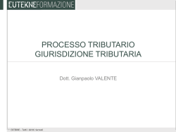 Slides a cura del Dott. Valente