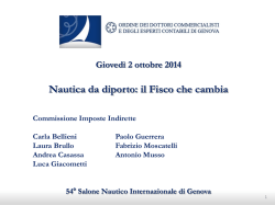 Slides - Ordine dei Dottori commercialisti di Genova
