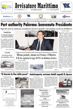 Port authority Palermo - Avvisatore Marittimo del Mediterraneo