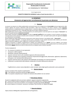 Programma e curricula