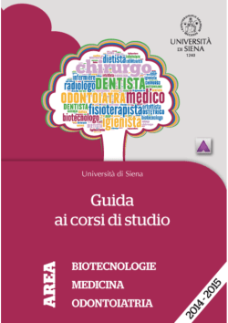Biotecnologie - Universit&agrave; degli Studi di Siena