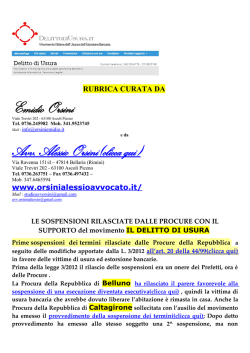 sospensioni dei - Emidio Orsini