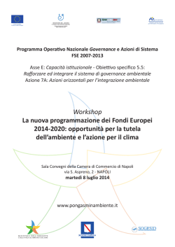 2014 _WK Napoli - Programma